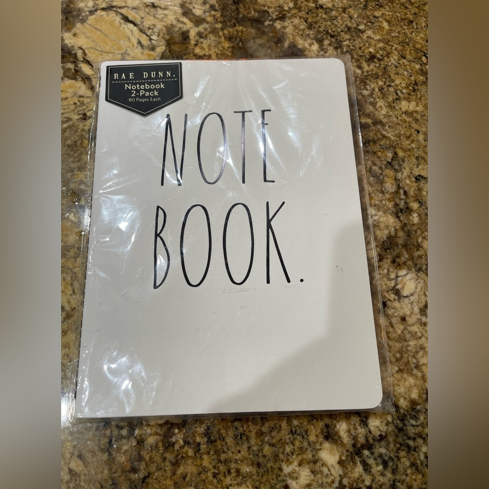 Rae Dunn Note Book & Sketch book - 80 pages each -  Brand new still in plastic!